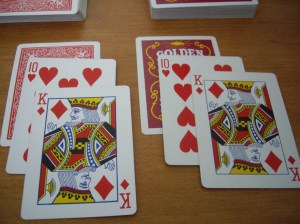 Golden Nugget : Faces look like Bicycle Faces