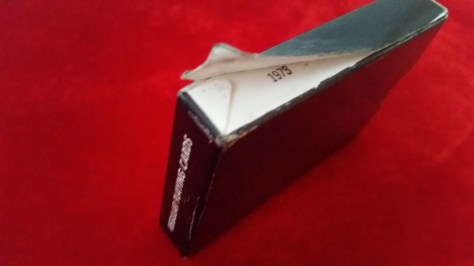 Fun Fact: Vintage decks stamp the box with the date.